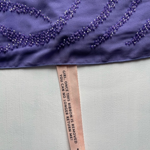 Oh Polly Lavender Sequin Mini Skirt - Picture 3 of 9